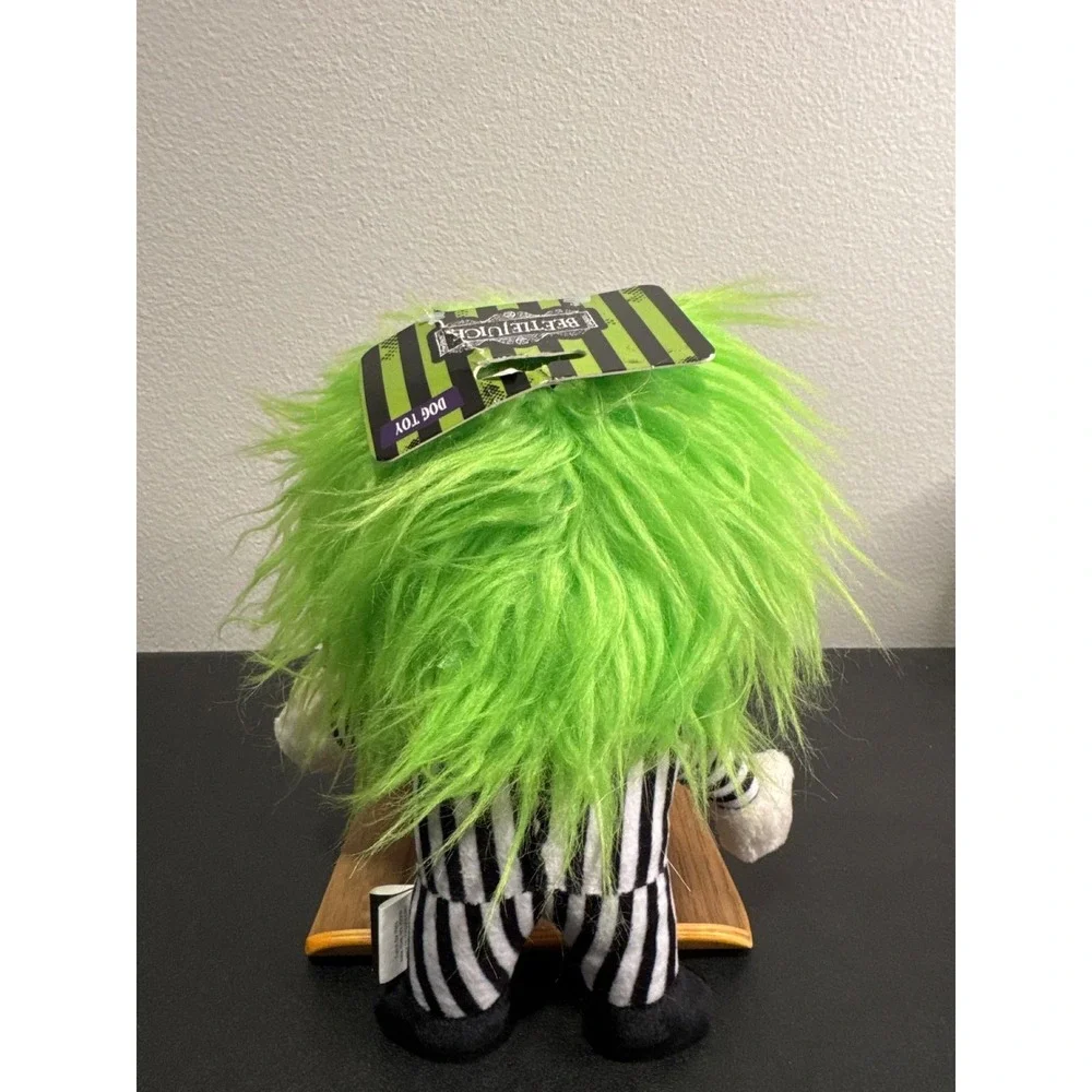 Beetlejuice Plush Dog Toy Warner Bros Horror Fetch for Pets Squeaky Figure